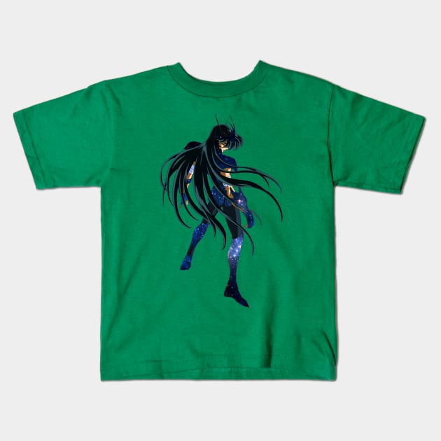 Dragon Shiryu Kids T-Shirt by RickBitten